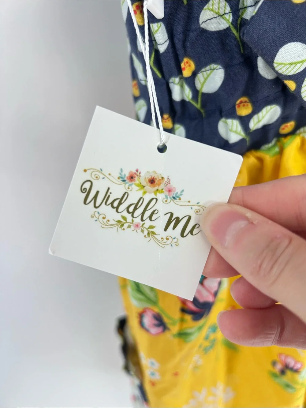NWT Widdle Me Boutique Girls Dress - Boho Design - Size 12